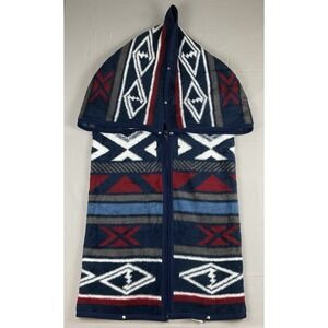 Vintage Biederlack Cuddle Wrap Camp‎ Blanket Aztec Tribal Sleeping Bag